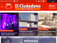 Tablet Screenshot of ciudadanodiario.com.ar